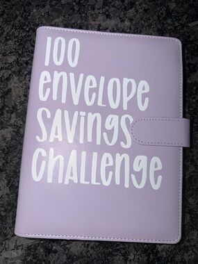 Lilac "100 Envelope Savings Challenge" Organizer